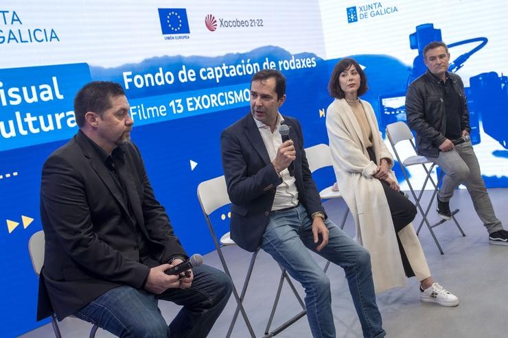Presentación da rodaxe en Galicia do filme 13 Exorcismos, non marco do Hub Audiovisual dá Xunta.. CONCHI PAZ 