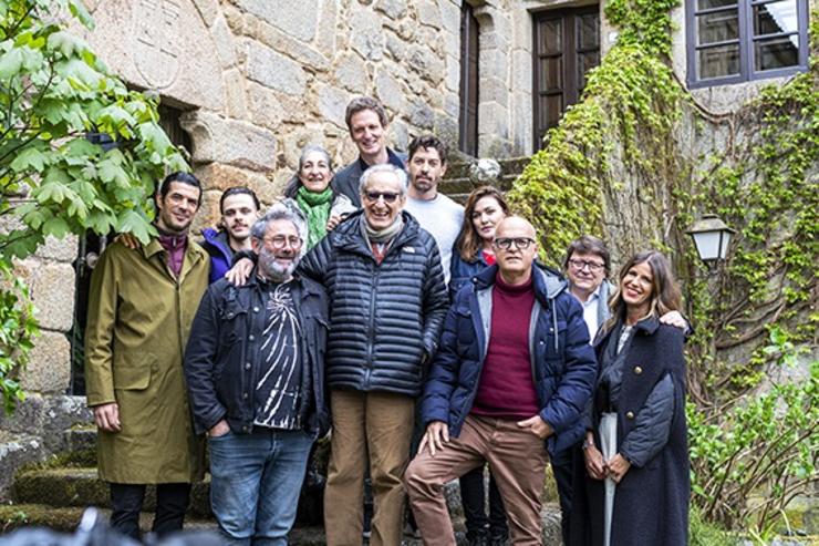 Jaime Chávarri regresa ao cinema coa gravación da película 'A mazá de ouro' en Ourense. ALBERTE PAZ 