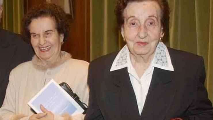 As mestras ourensás Pura e Dora Vázquez 