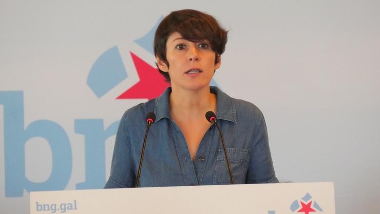 A líder do BNG, Ana Pontón, no Consello Nacional da formación fronstista / Europa Press / Europa Press