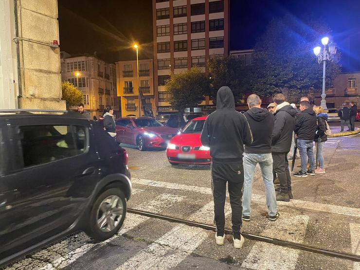 Piquetes impiden a entrada de traballadores de auxiliares ás instalacións de Navantia Ferrol, a 16 de outubro de 2023.. EUROPA PRESS CEDIDA 