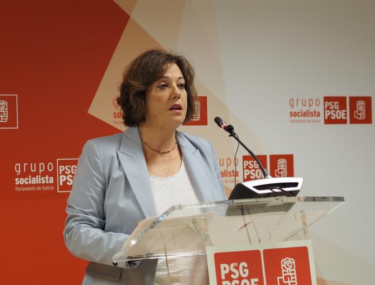 A viceportavoz parlamentaria do PSdeG Begoña Rodríguez Rumbo 