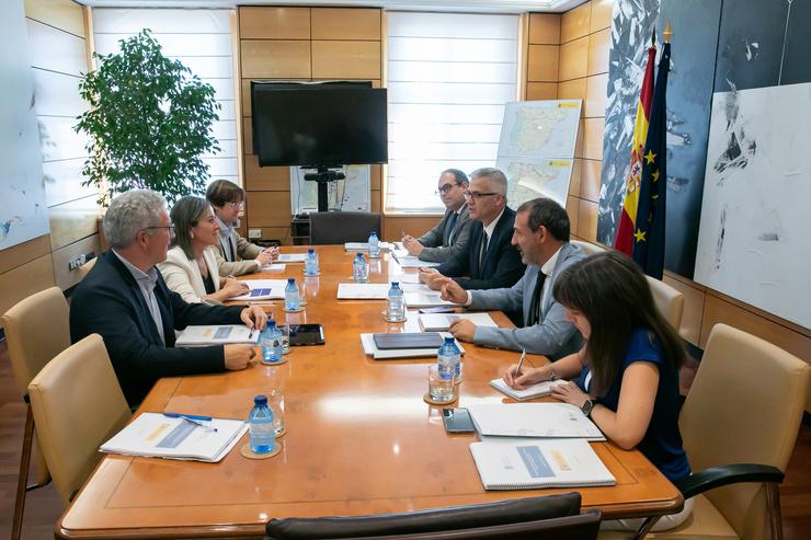 Reunión do secretario de Estado de Transportes, David Lucas, e a conselleira de Infraestruturas, Ethel Vázquez, en Madrid 