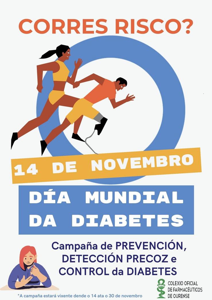 Campaña do Colexio oficial de Farmacéuticos de Ourense con motivo do Día Mundial da Diabetes.. COFO 