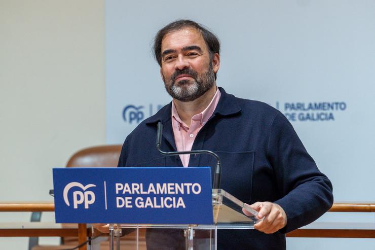 O portavoz do PPdeG no Parlamento, Alberto Pazos Couñag./ PPDEGALICIA / Europa Press