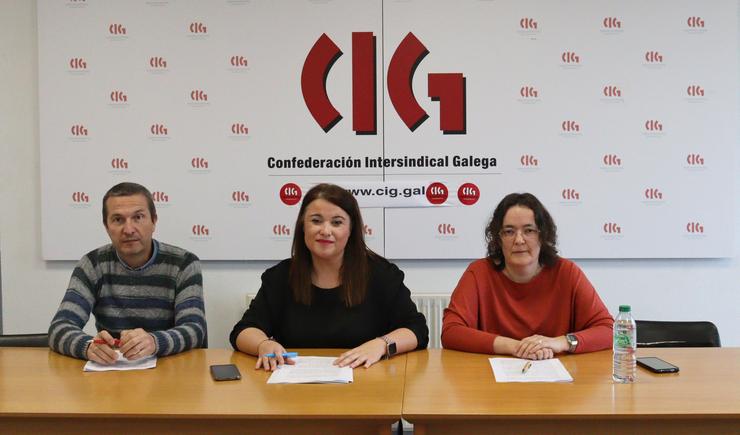 Rolda de prensa da CIG sobre as comisións de servizo no Concello da Coruña 