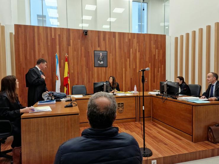Imaxe dun acusado durante un xuízo / PEDRO DAVILA - Arquivo