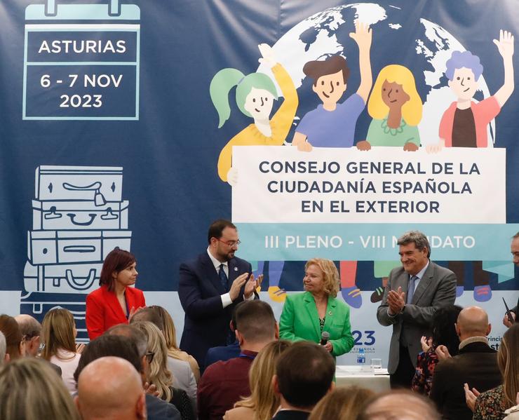 Reunión en Colombres do Consello Xeral da Cidadanía Española no Exterior 