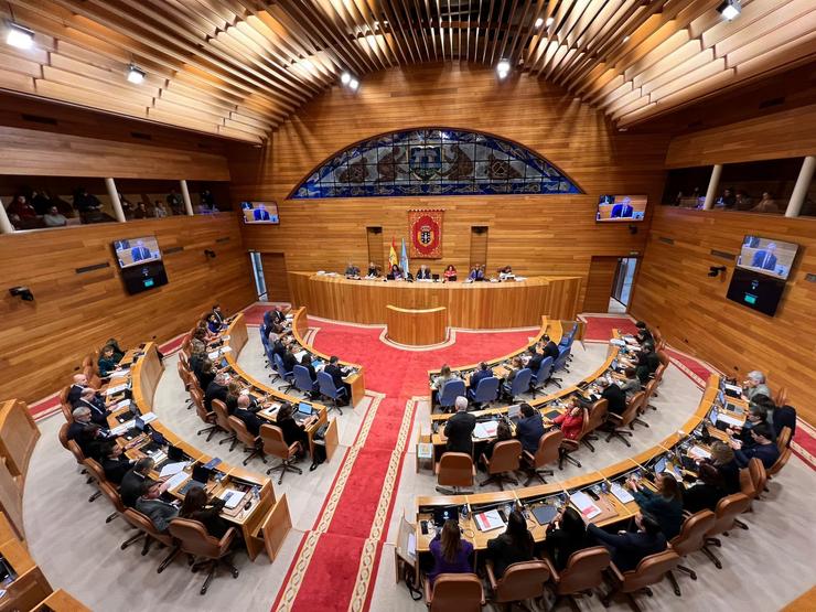 Último pleno da lexislatura do XI Lexislatura do Parlamento de Galicia 