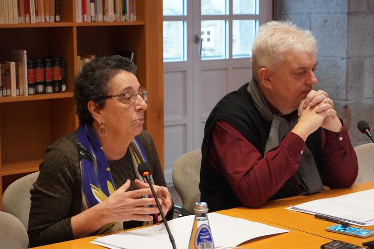 A presidenta do Consello da Cultura Galega, Rosario Álvarez, e o vicepresidente, Xosé Manoel Núñez Seixas /  CONSELLO DA CULTURA GALEGA
