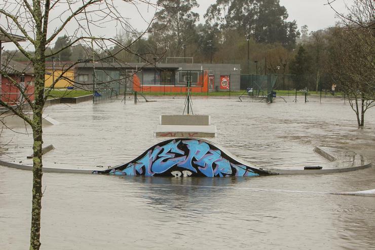 Inundación en Gondomar 