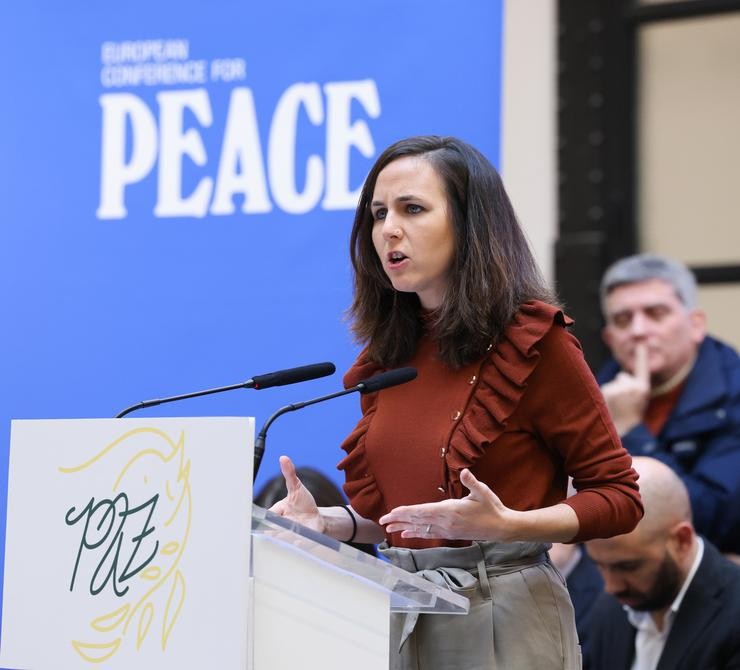A secretaria xeral de Podemos e ministra de Dereitos Sociais e Axenda 2030, Ione Belarra