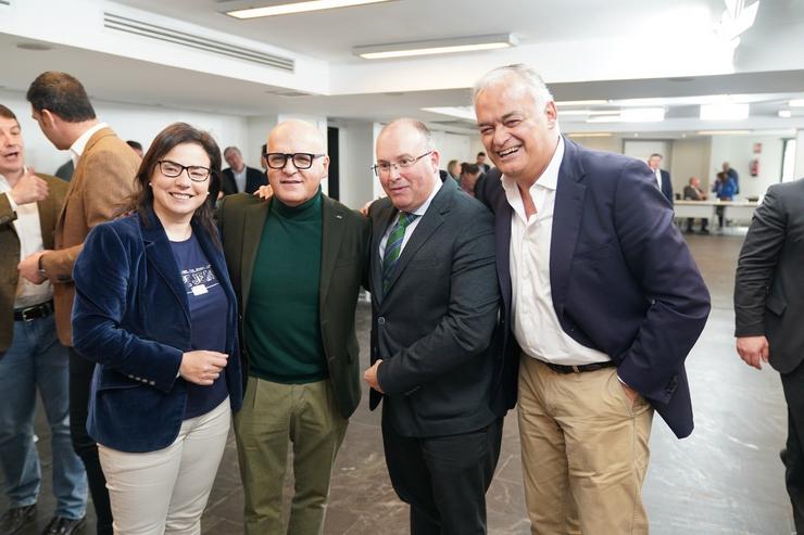 Ana Belén Vázquez, Manuel Baltar, Miguel Tellado e Esteban González Pons / PP OURENSE 