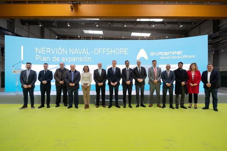 Presentación do proxecto de Nervión Naval Offshore nas Somozas (A Coruña).. DAVID CABEZÓN @ XUNTA DE GALICIA 