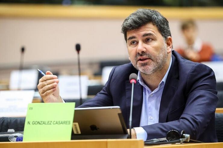 O eurodeputado galego do PSdeG Nicolás González Casares. PSDEG / Europa Press