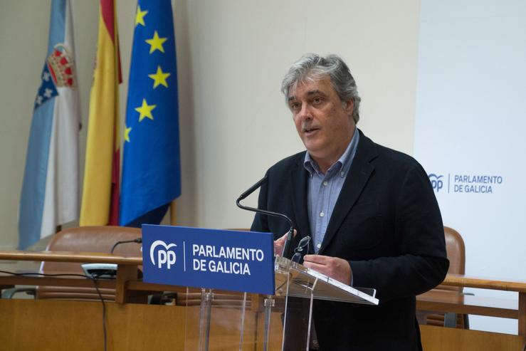 O portavoz dos populares galegos, Pedro Puy