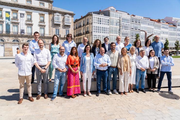 Acto de presentación dos candidatos ao Congreso e ao Senado do PPdeG pola Coruña. PPDEG / Europa Press