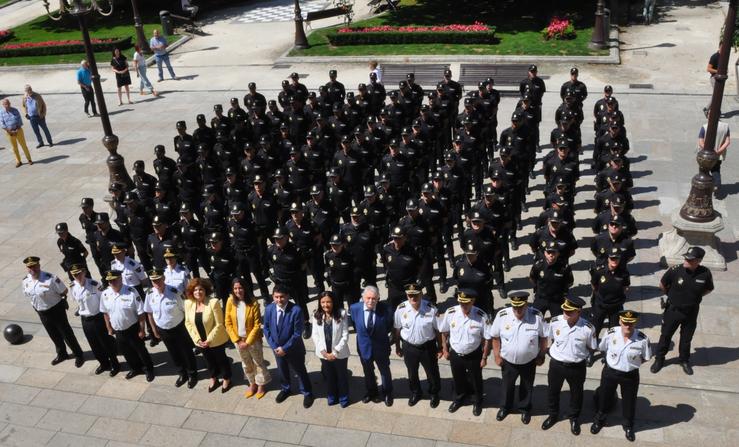 Acto de benvida a 109 axentes e inspectores que se incorporan en prácticas ás comisarías galegas / MINISTERIO DO INTERIOR