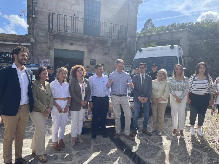 O ministro de Sanidade, José Miñones, presenta en Padrón a campaña  'Non Camiñas Soa', que promove a seguridade das mulleres no Camiño de Santiago. 