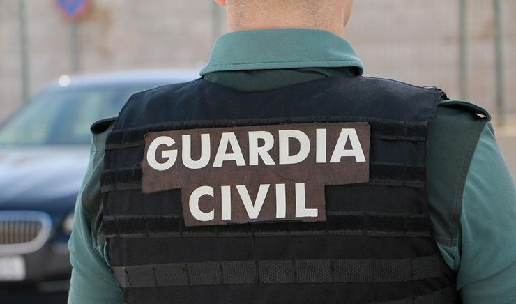 Axente da Garda Civil, de costas / Europa Press