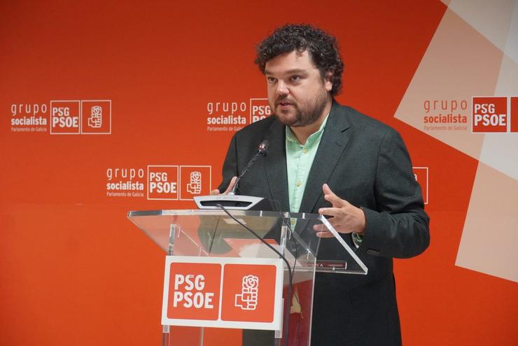 O deputado do PSdeG Julio Torrado en rolda de prensa / PSdeG / Europa Press