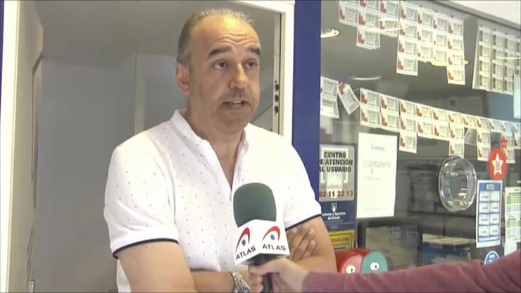 Manuel Reija, loteiro do mercado de San Agustín na Coruña / Arquivo