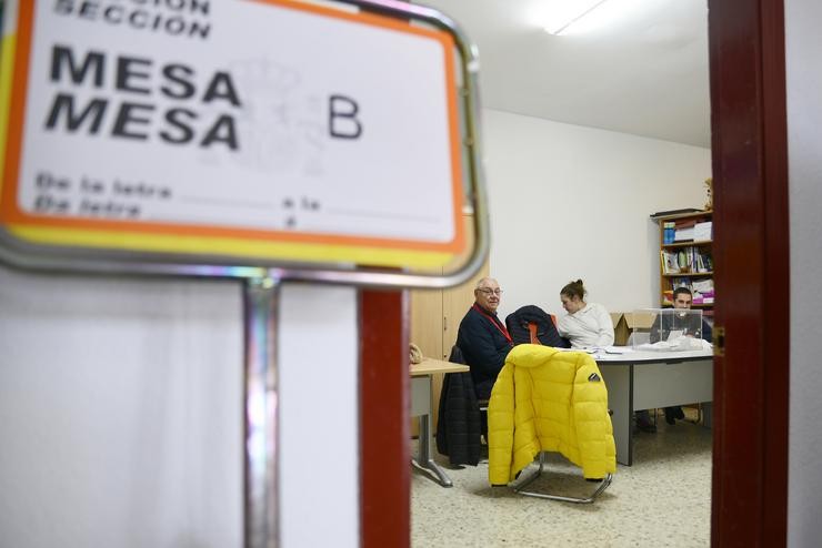 Arquivo - Unha mesa electoral.. Rosa Veiga - Europa Press - Arquivo / Europa Press