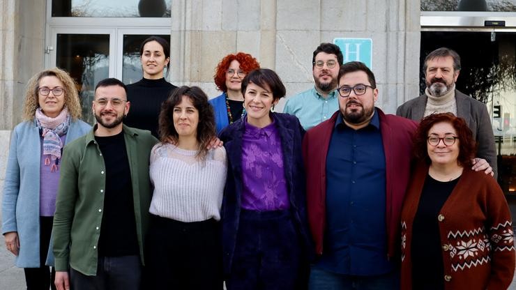 Deputados do BNG pola provincia de Pontevedra nunha foto en Vigo. BLOQUE NACIONALISTA GALEGO 
