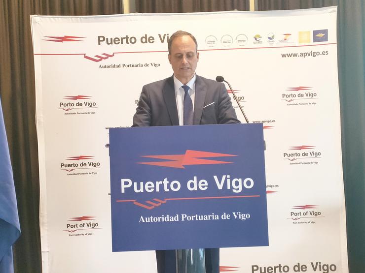 Carlos Botana, presidente da Autoridade Portuaria de Vigo / Europa Press