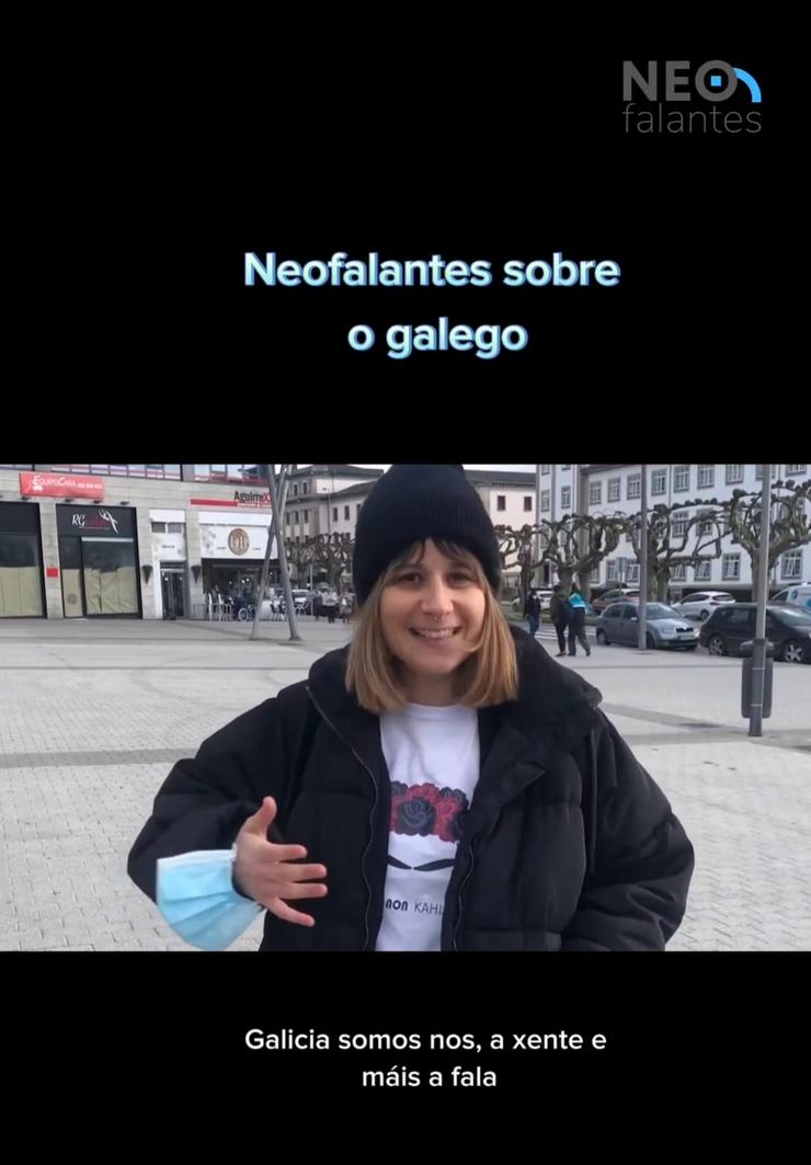 Captura do vídeo nas redes do Galicia Confidencial