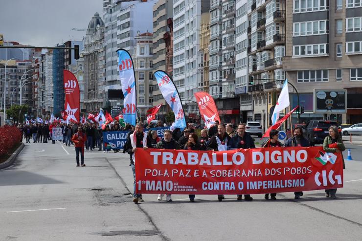 Manifestación no Primeiro de Maio convocada pola CIG. CIG 